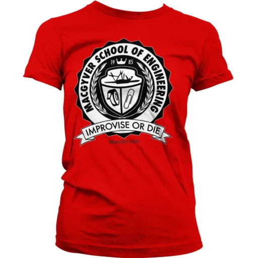 Macgyver School Of Engineering Girly Tee