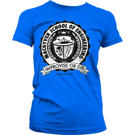 Macgyver School Of Engineering Girly Tee