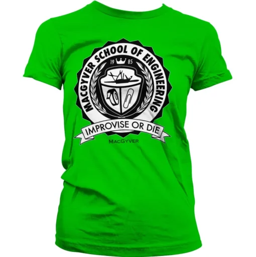 Macgyver School Of Engineering Girly Tee