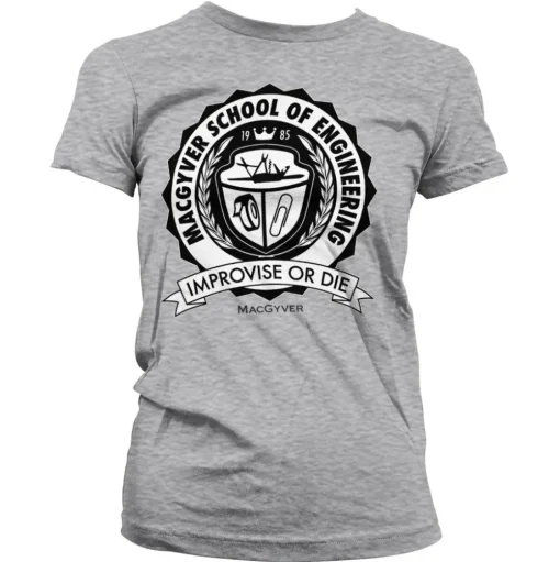 Macgyver School Of Engineering Girly Tee