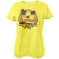 Magnum P.I. - Tropical Vibes Girly Tee