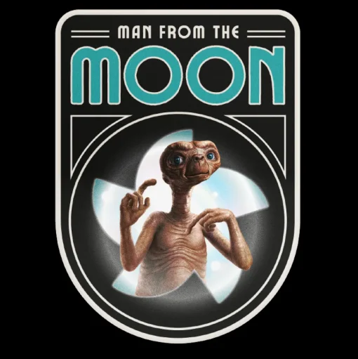 Man From The Moon Sticker