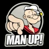 Man Up! Sticker
