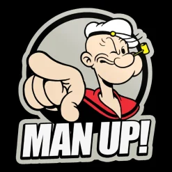 Man Up! Sticker