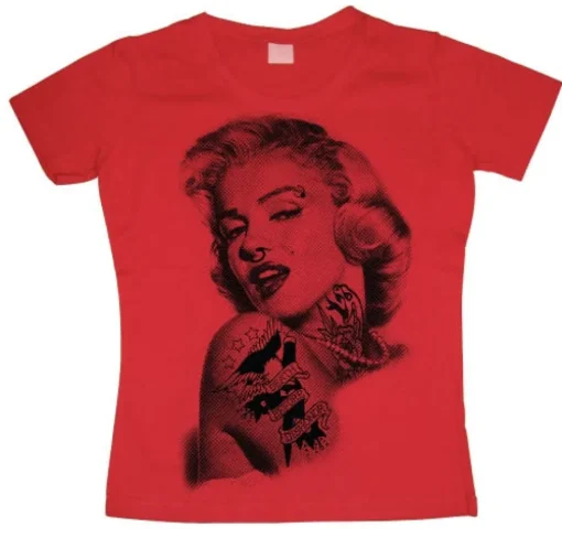 Marilyn Got Attitude Girly T-shirt