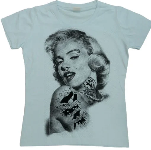Marilyn Got Attitude Girly T-shirt
