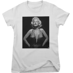 Marilyn Monroe - Fancy Low Cut Portrait Girly Tee