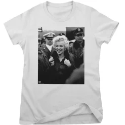 Marilyn Monroe - Smile In The Crowd Photo Girly Tee