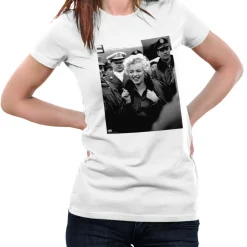 Marilyn Monroe - Smile In The Crowd Photo Girly Tee