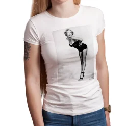 Marilyn Monroe Bathing Suit Pose Portrait Girly Tee