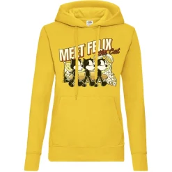 Meet Felix The Cat Girls Hoodie