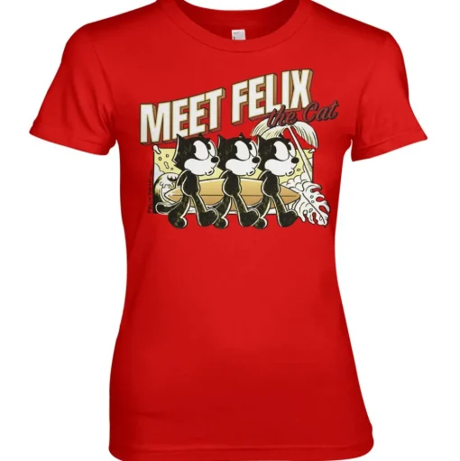 Meet Felix The Cat Girly Tee