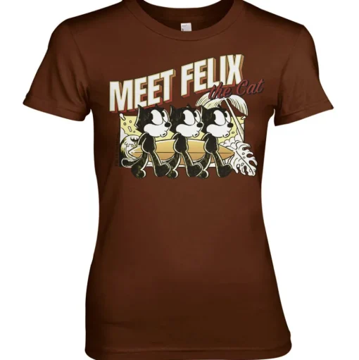 Meet Felix The Cat Girly Tee