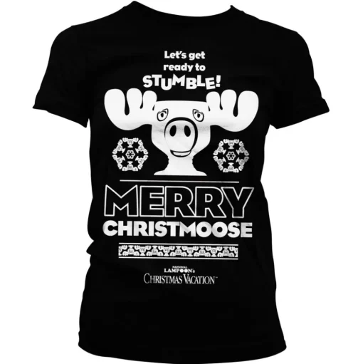 Merry Christmoose Girly Tee