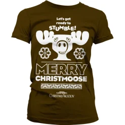 Merry Christmoose Girly Tee