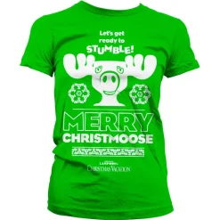 Merry Christmoose Girly Tee