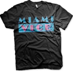 Miami Vice Distressed Logo T-Shirt
