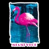 Miami Vice Flamingo Sticker