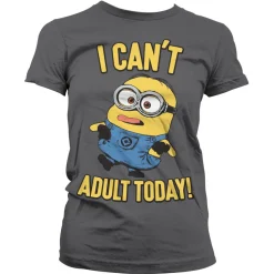 Minions - I Can't Adult Today Girly Tee