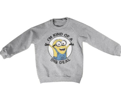 Minions - I'm Kind Of A Big Deal Kids Sweatshirt