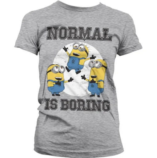 Minions - Normal Life Is Boring Girly Tee