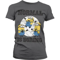 Minions - Normal Life Is Boring Girly Tee