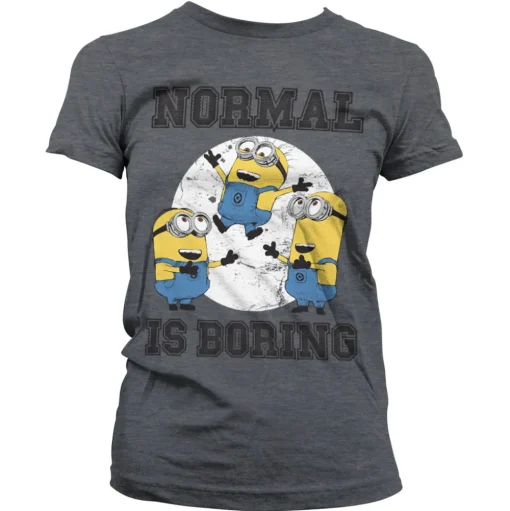 Minions - Normal Life Is Boring Girly Tee