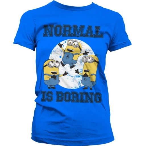 Minions - Normal Life Is Boring Girly Tee
