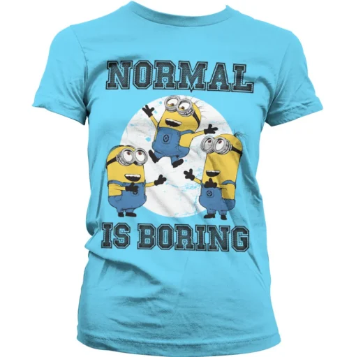 Minions - Normal Life Is Boring Girly Tee