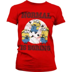 Minions - Normal Life Is Boring Girly Tee