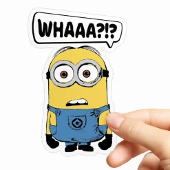 Minions - WHAAA?!? Sticker