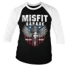 Misfit Garage - American Piston Baseball 3/4 Sleeve Tee