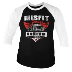 Misfit Garage - Kustom Builds Baseball 3/4 Sleeve Tee