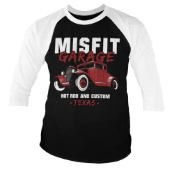 Misfit Garage Hot Rod & Custom Baseball 3/4 Sleeve Tee
