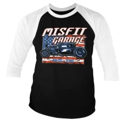 Misfit Garage Old Glory Baseball 3/4 Sleeve Tee