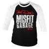 Misfit Garage Wrench Power Baseball 3/4 Sleeve Tee