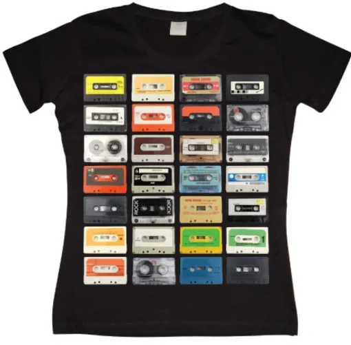 Mixed Tapes Girly T-shirt
