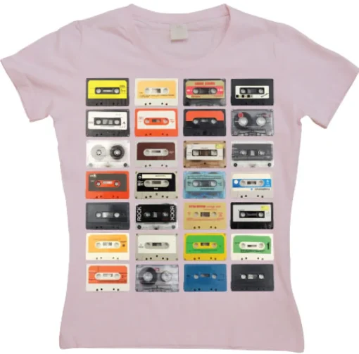 Mixed Tapes Girly T-shirt