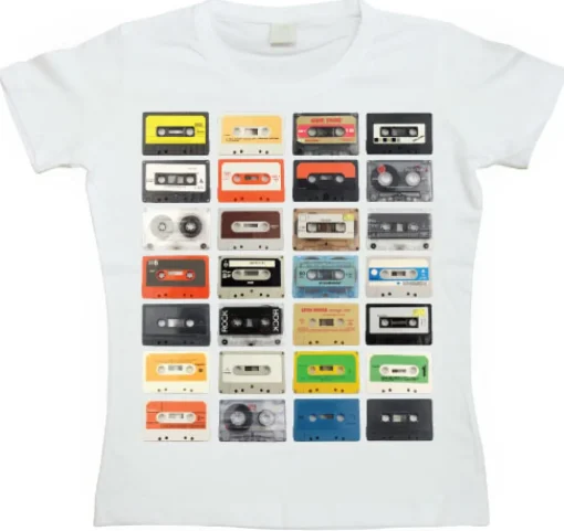 Mixed Tapes Girly T-shirt