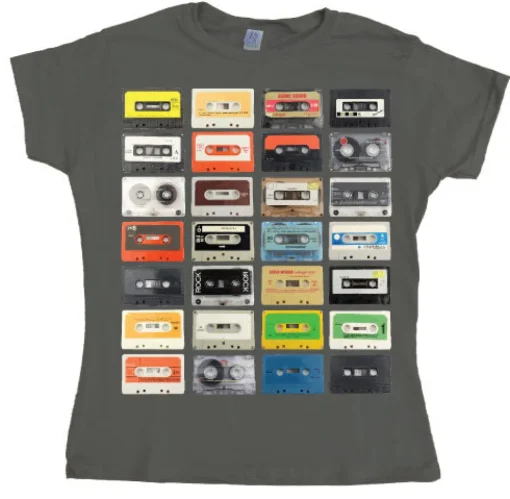 Mixed Tapes Girly T-shirt