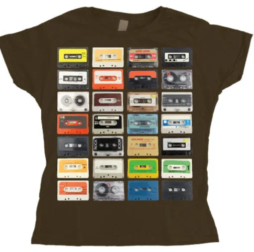 Mixed Tapes Girly T-shirt