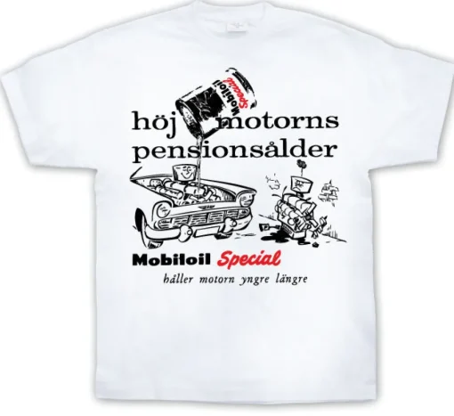 Mobiloil Special Retro Add T-Shirt