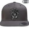 Monkey Logo Patch Snapback Cap