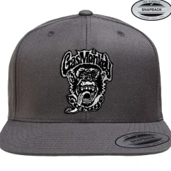 Monkey Logo Patch Snapback Cap
