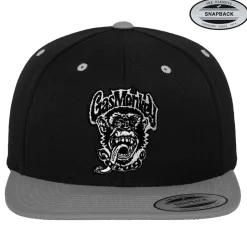 Monkey Logo Patch Snapback Cap