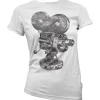 Movie Camera Sketch Girly T-Shirt