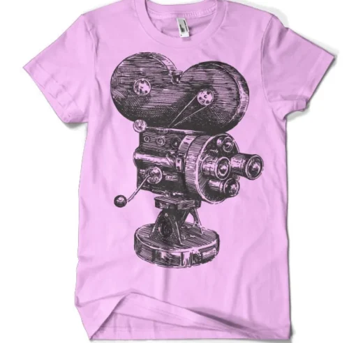 Movie Camera Sketch T-Shirt