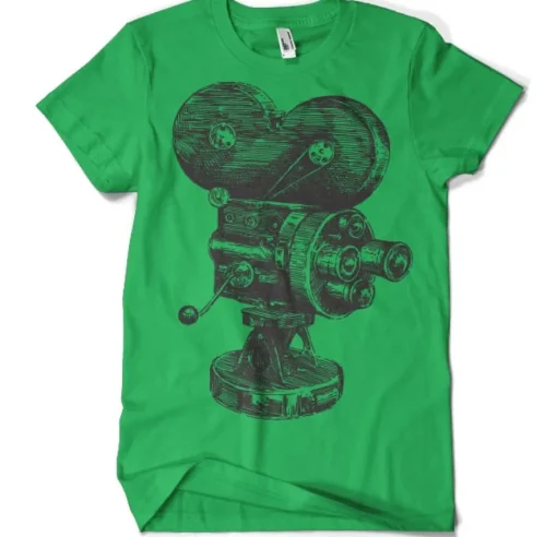 Movie Camera Sketch T-Shirt