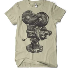 Movie Camera Sketch T-Shirt