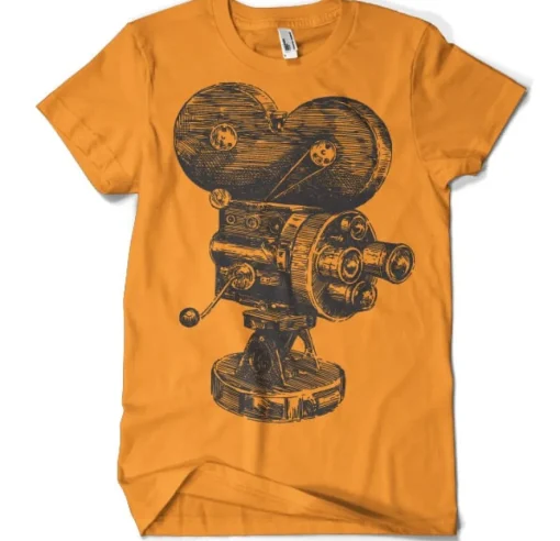 Movie Camera Sketch T-Shirt
